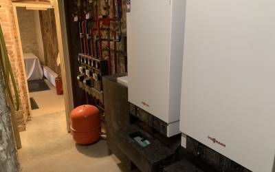 INSTALLATION EN CASCADE CHAUDIERES VIESSMANN 200-W
